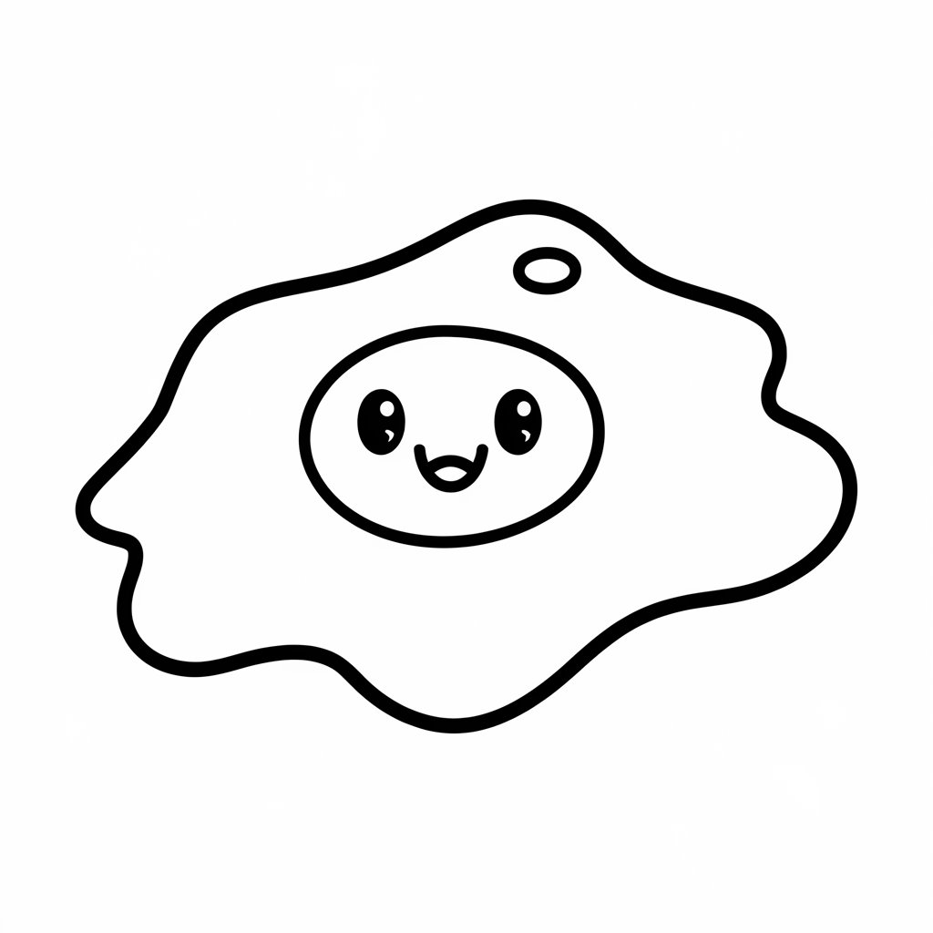 cute kawaii food coloring pages