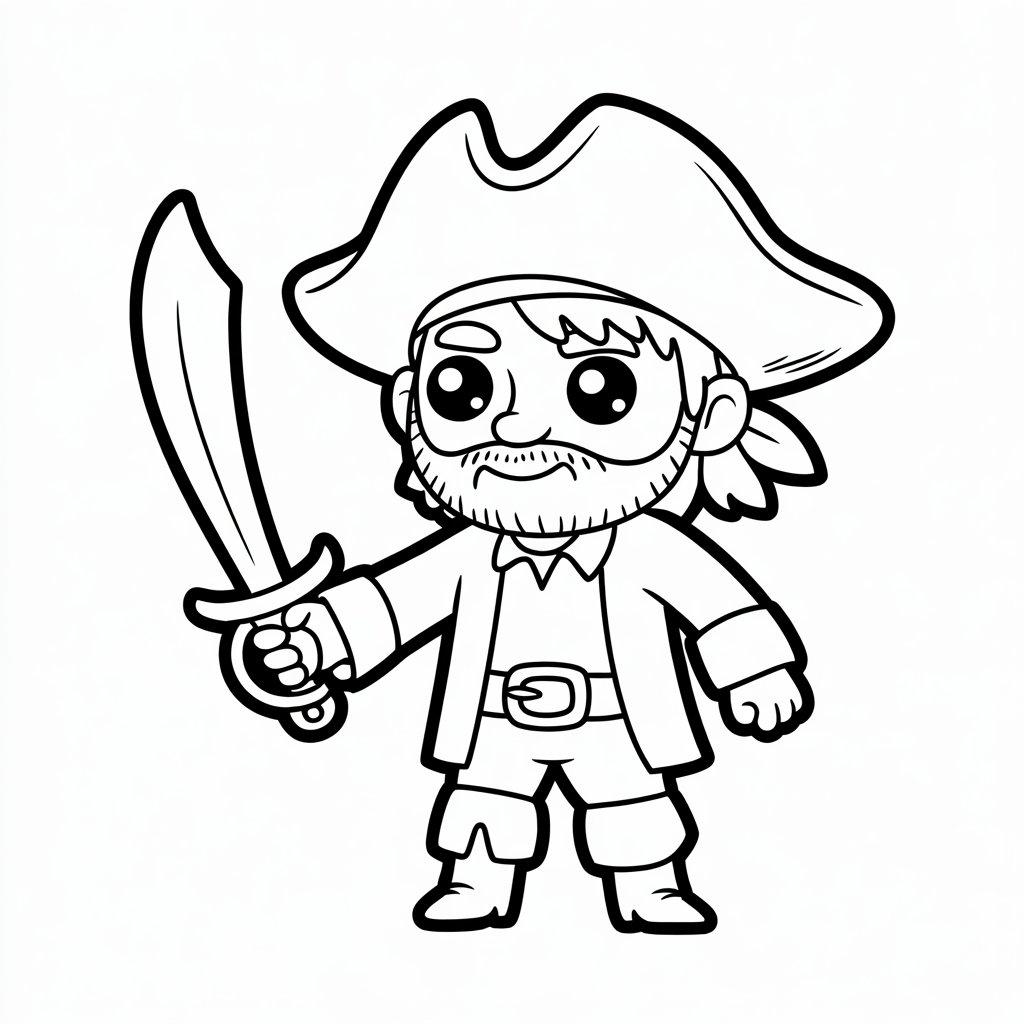 coloring pages of pirates