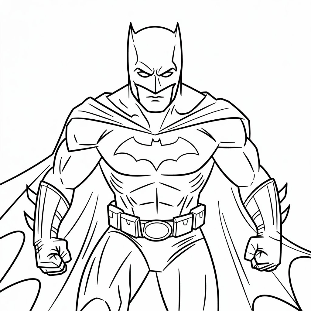 batman printable coloring pages