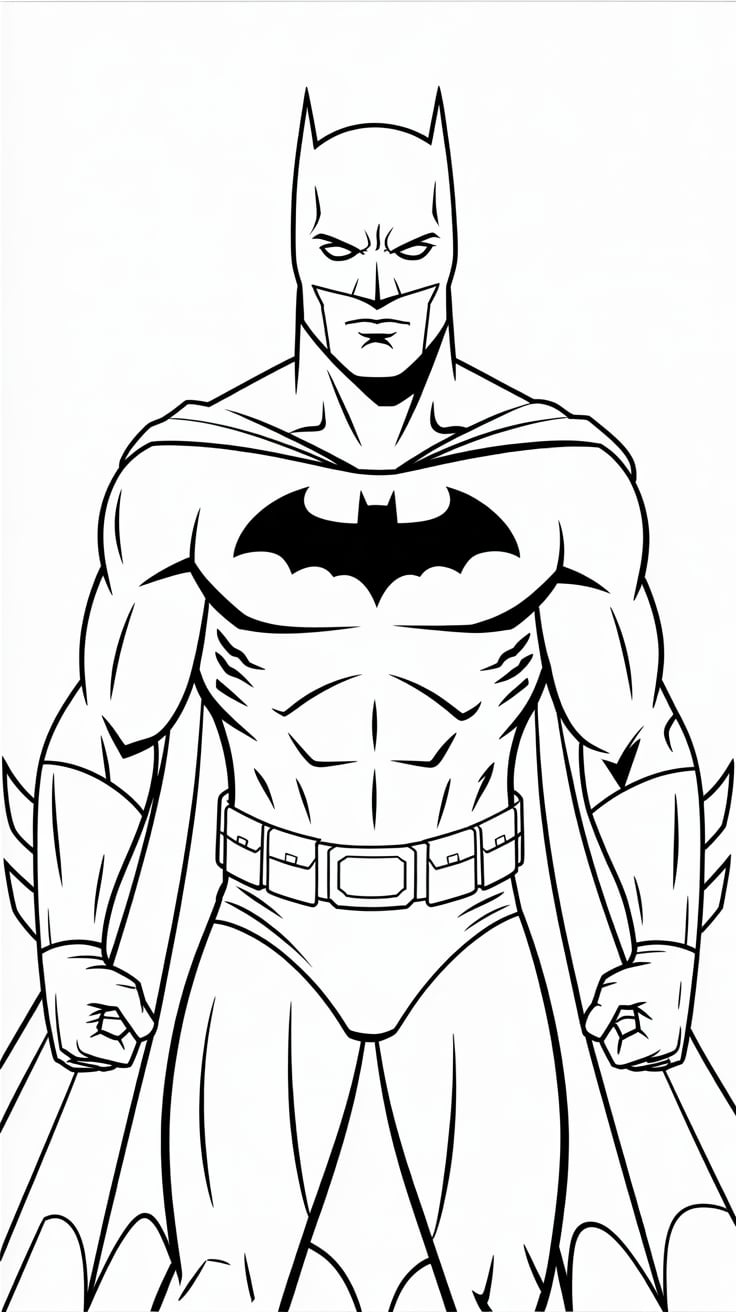 batman adult coloring pages