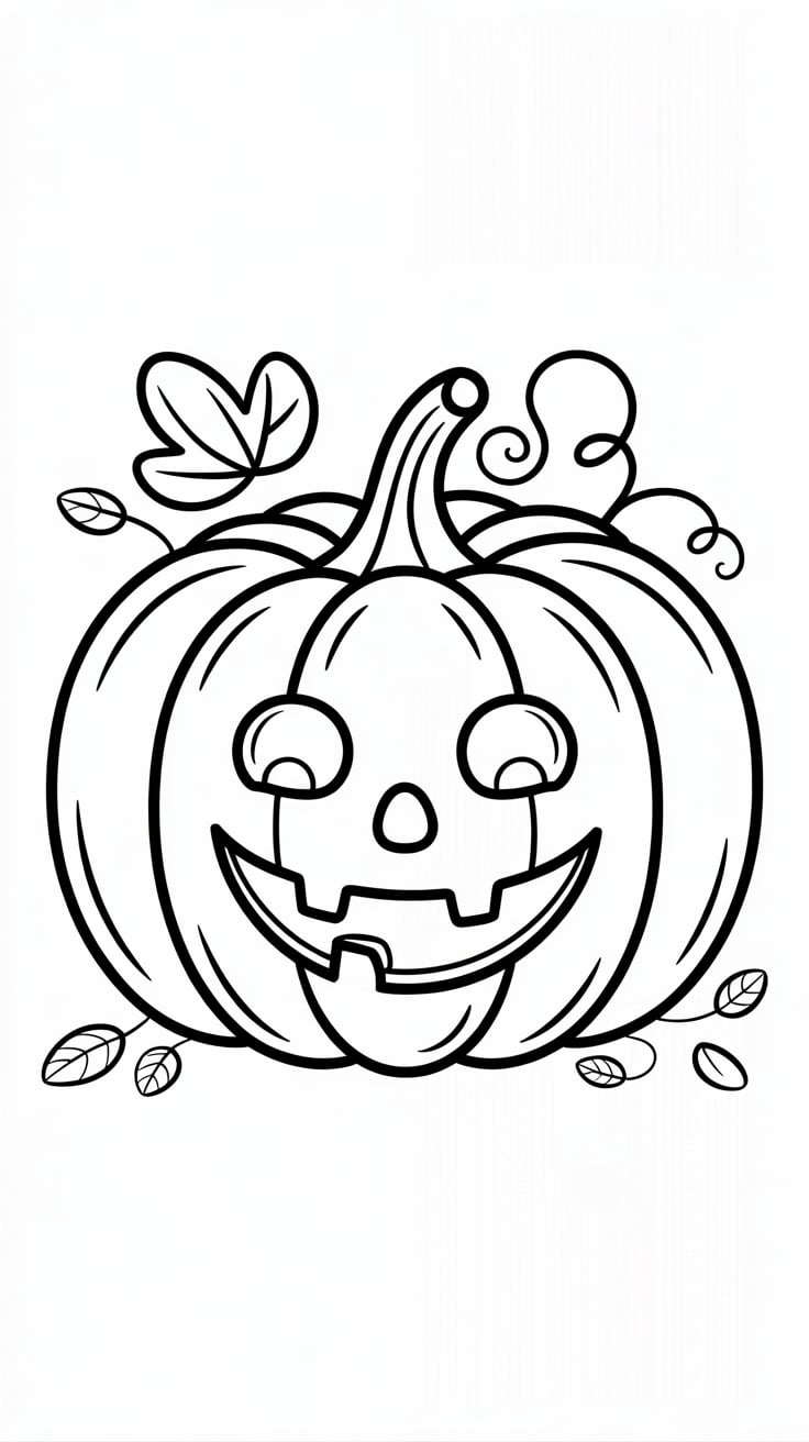 free pumpkin coloring pages printable