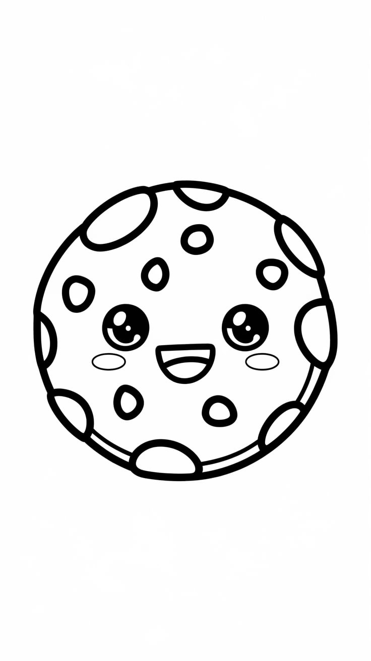 food coloring pages kawaii