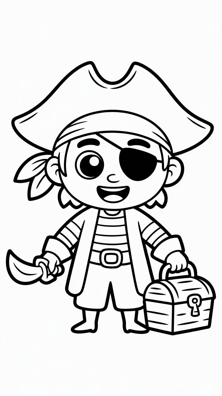 pirate coloring pages free printable