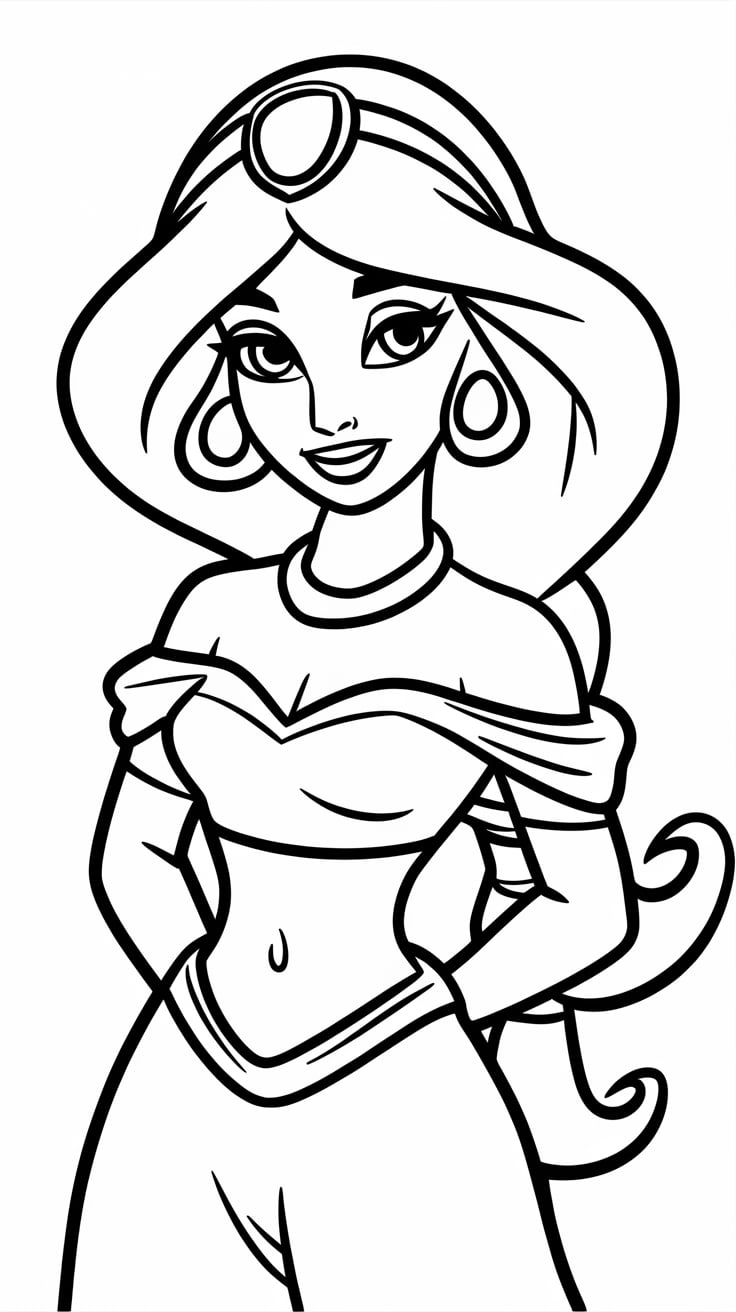 disney princess printable coloring pages