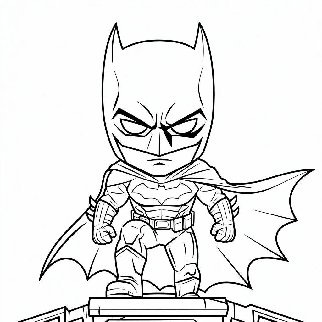coloring pages of batman