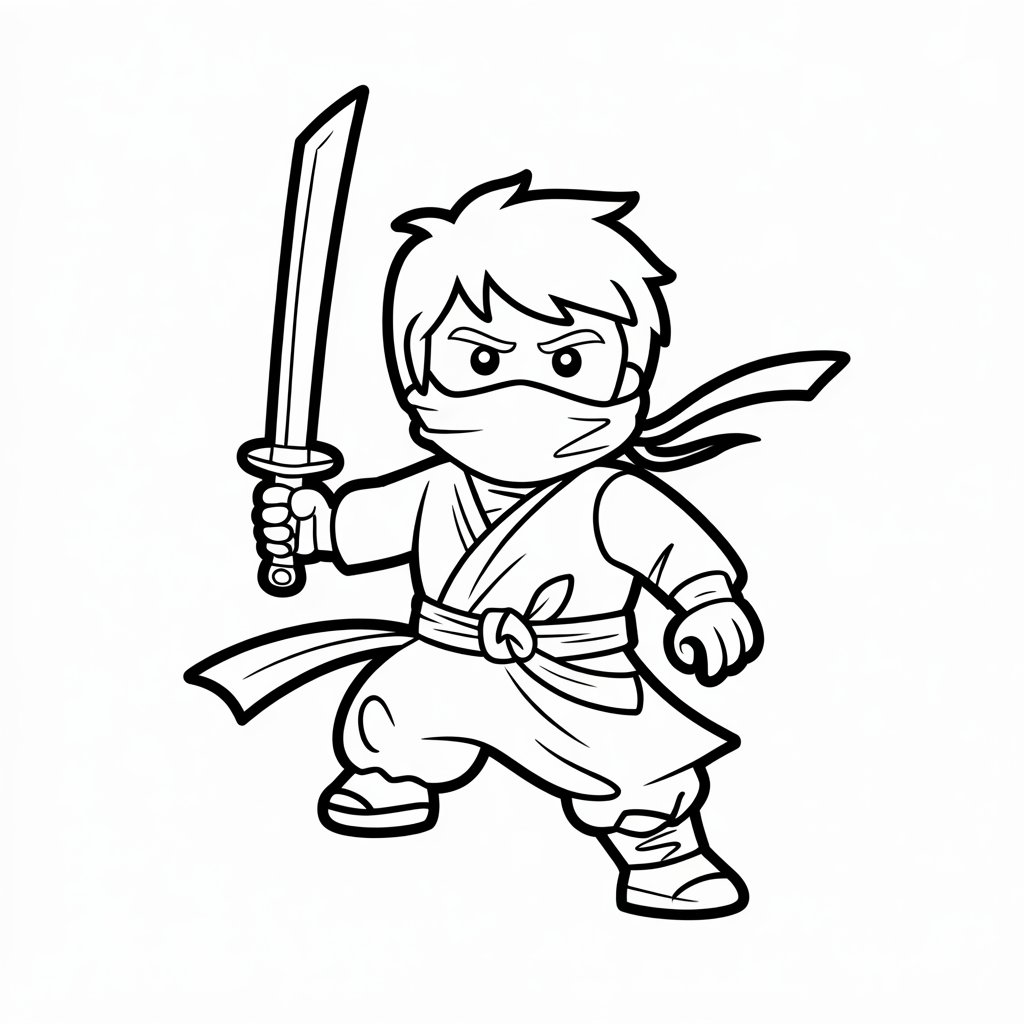 coloring book ninjago