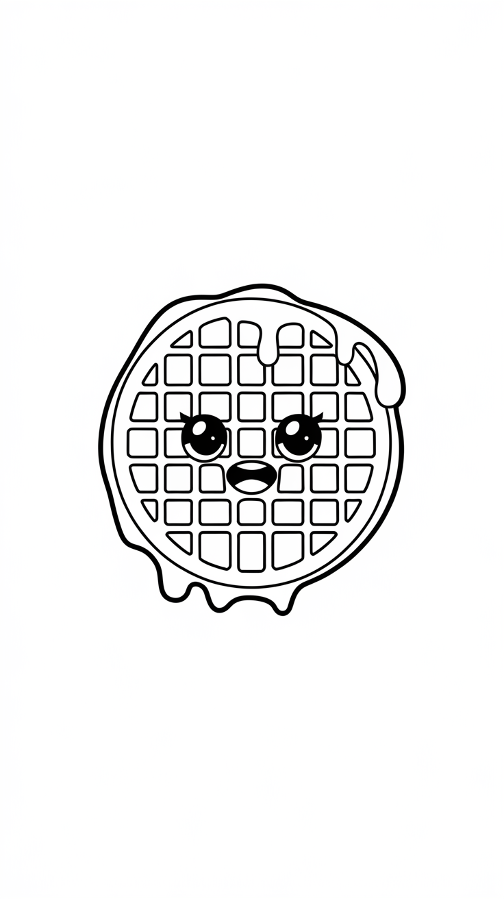 cute food coloring pages kawaii