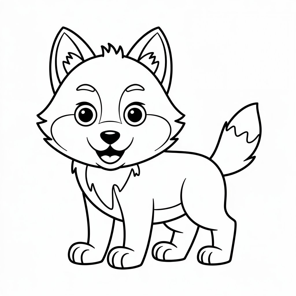 coloring pages wolf