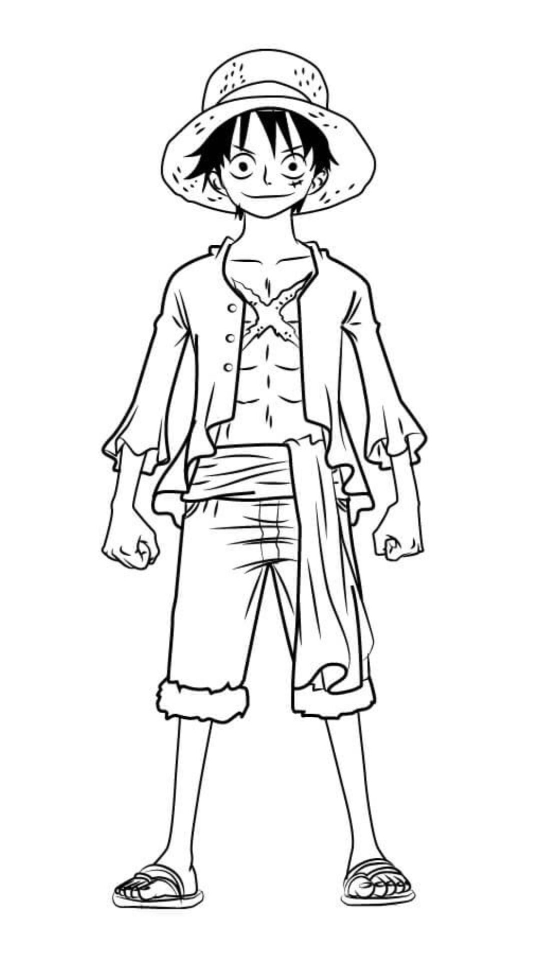 one piece manga coloring pages