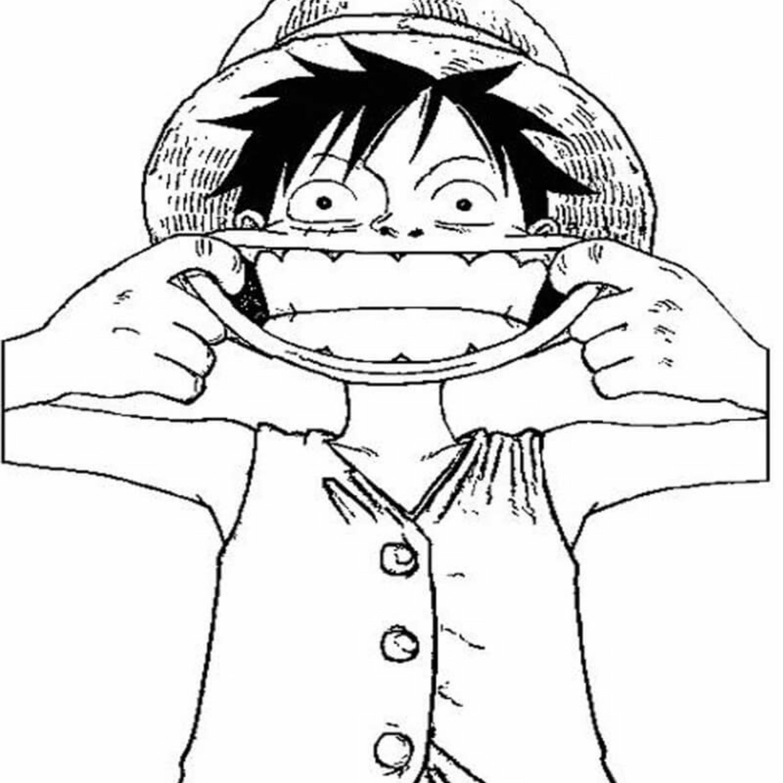 one piece coloring page