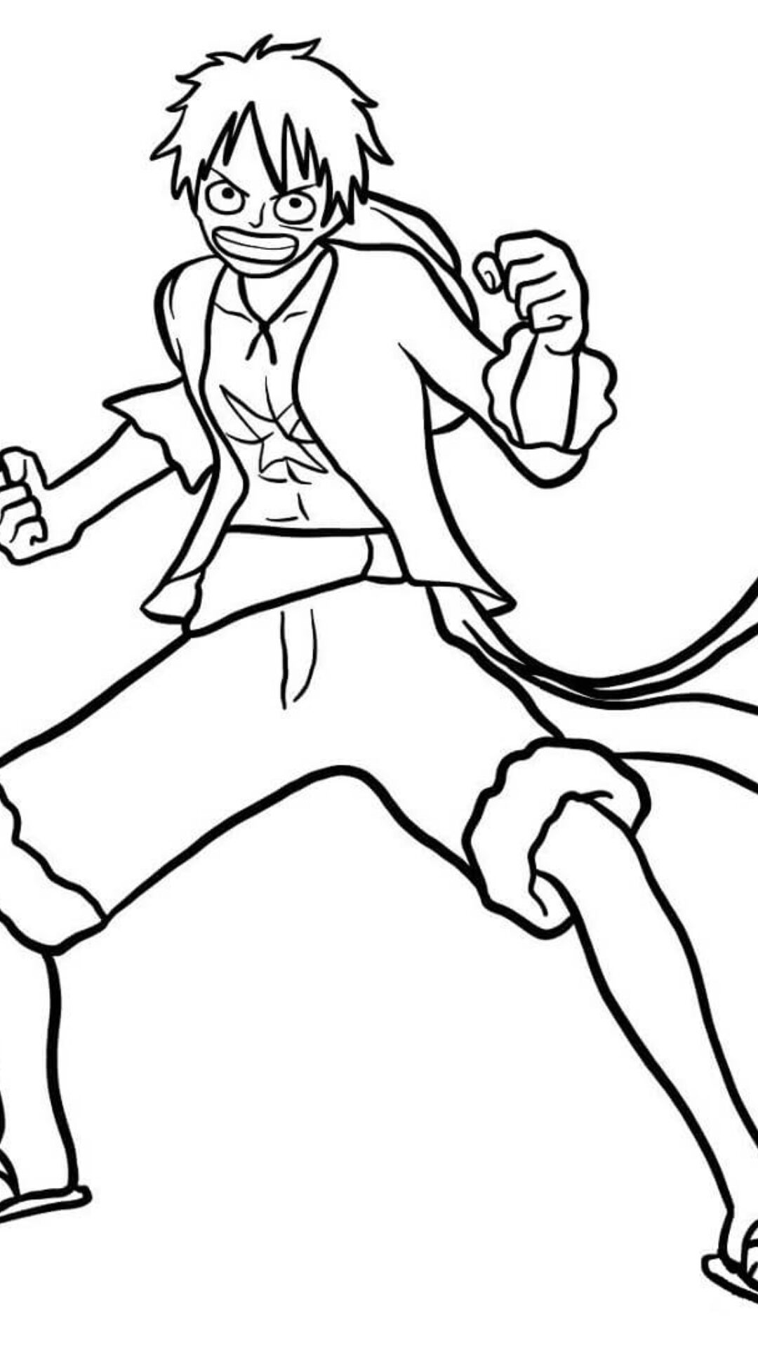 anime one piece coloring pages