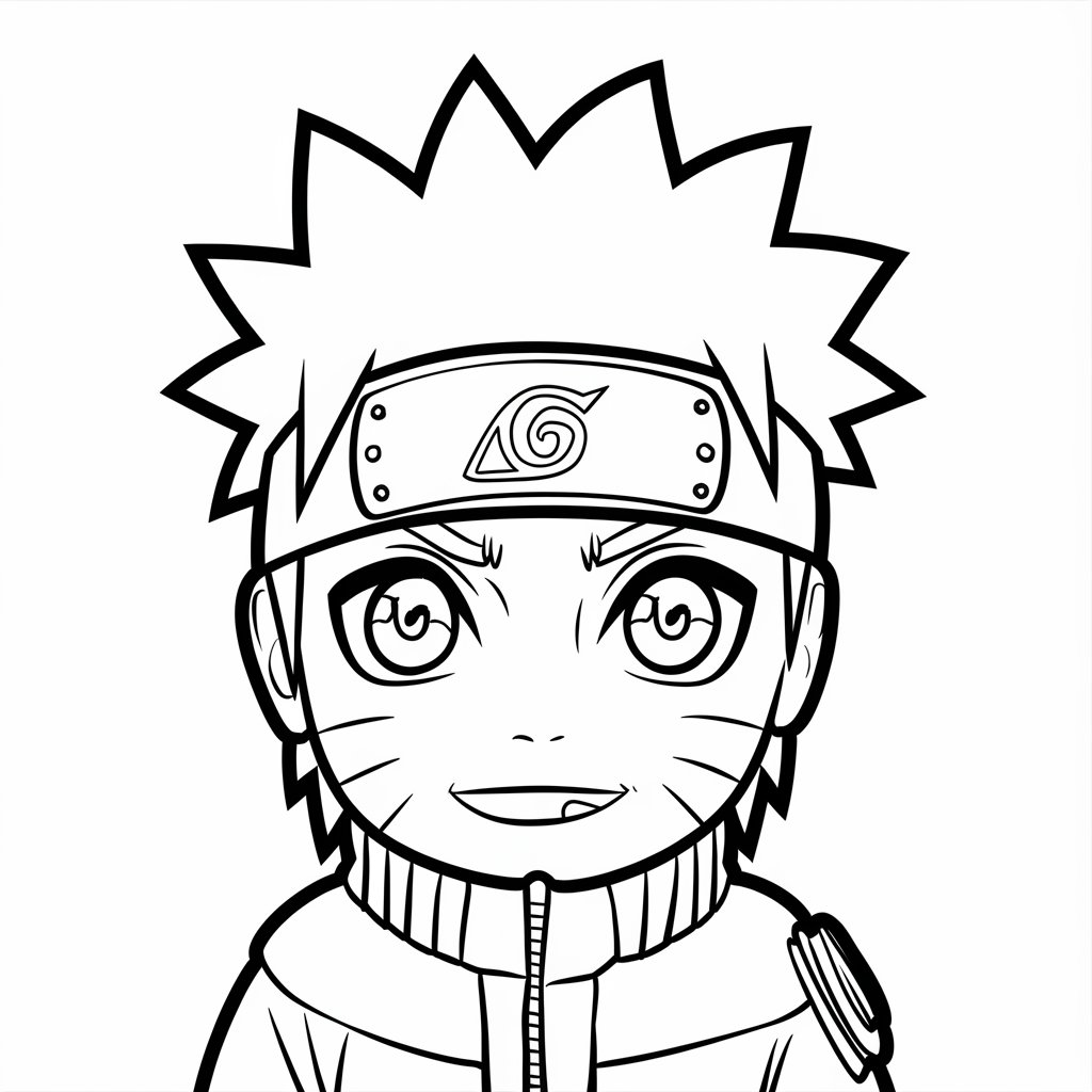 coloring pages for naruto