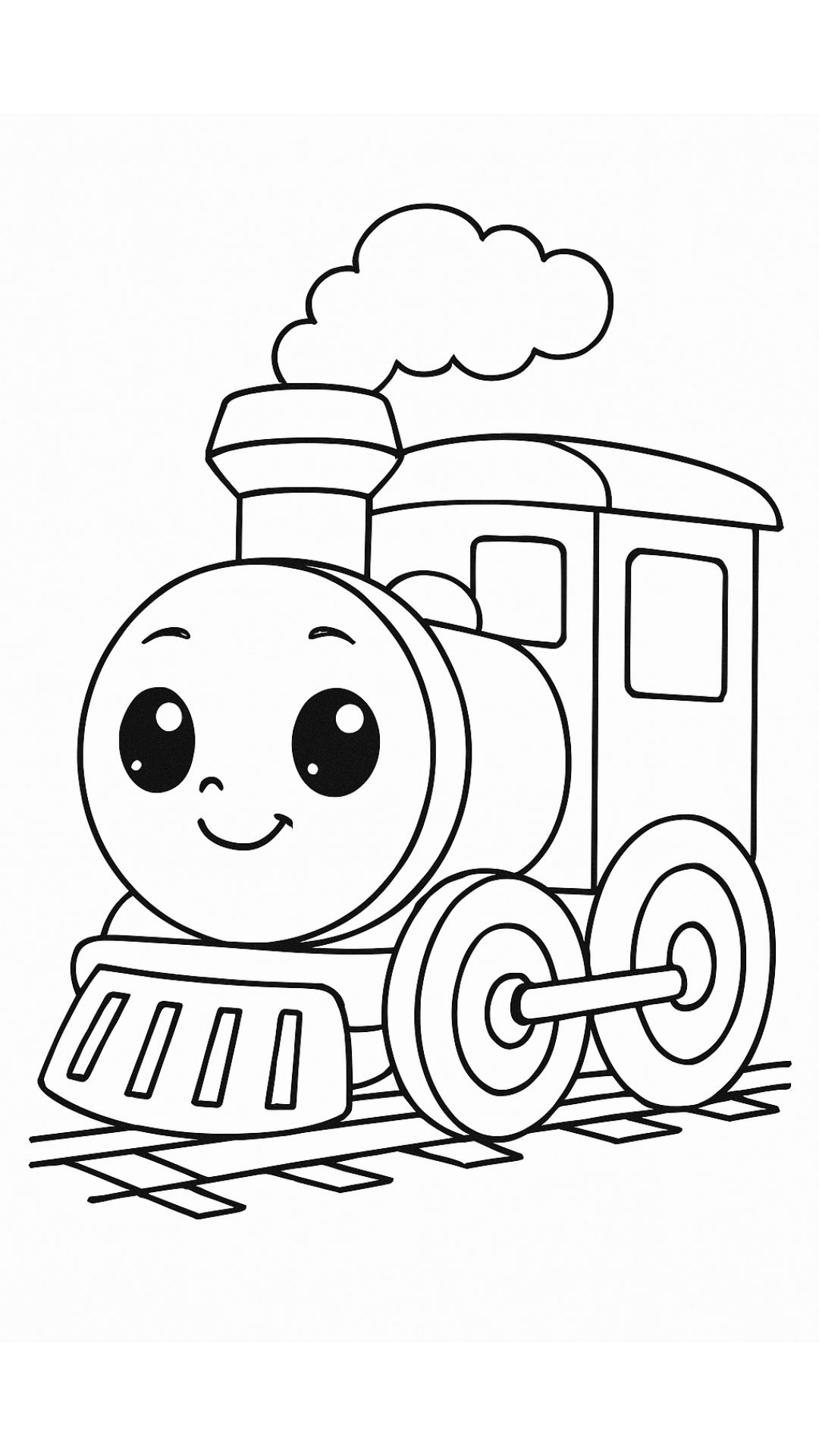 coloring train pages