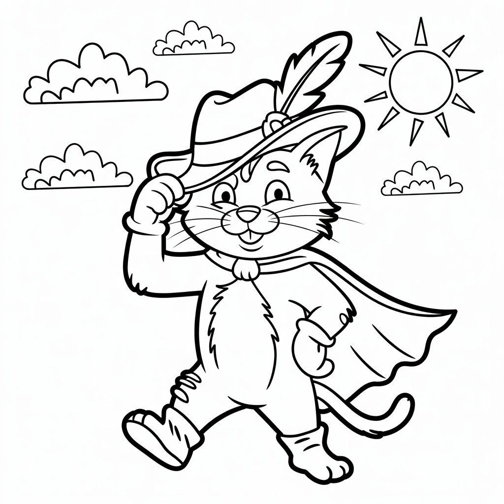 coloring pages cat