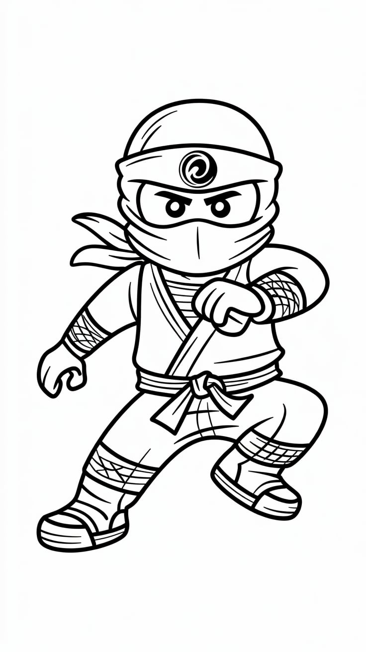 ninjago pictures to color