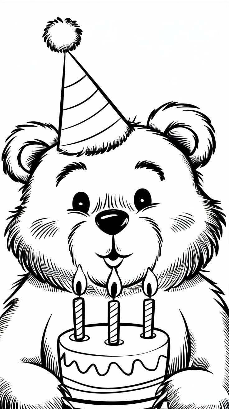 pajama party coloring pages
