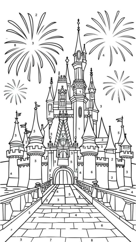 coloring pages by number