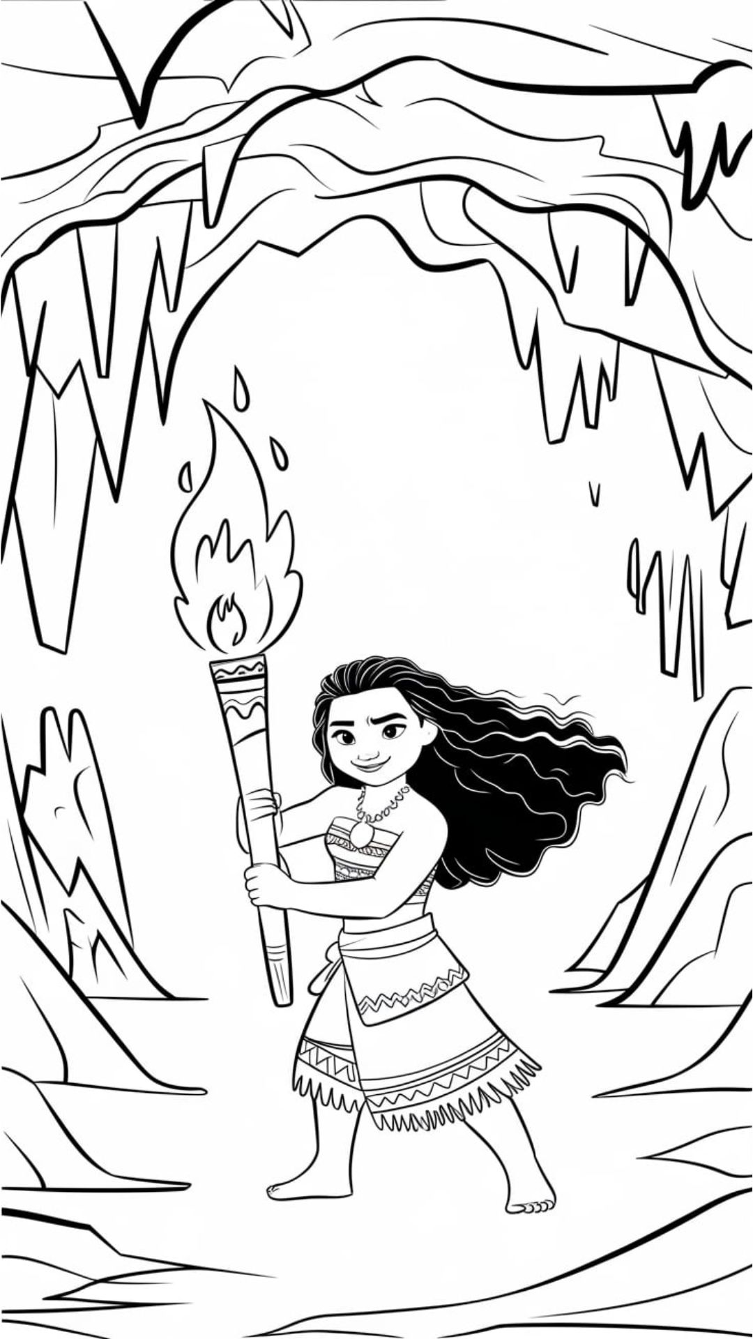 coloring pages moana