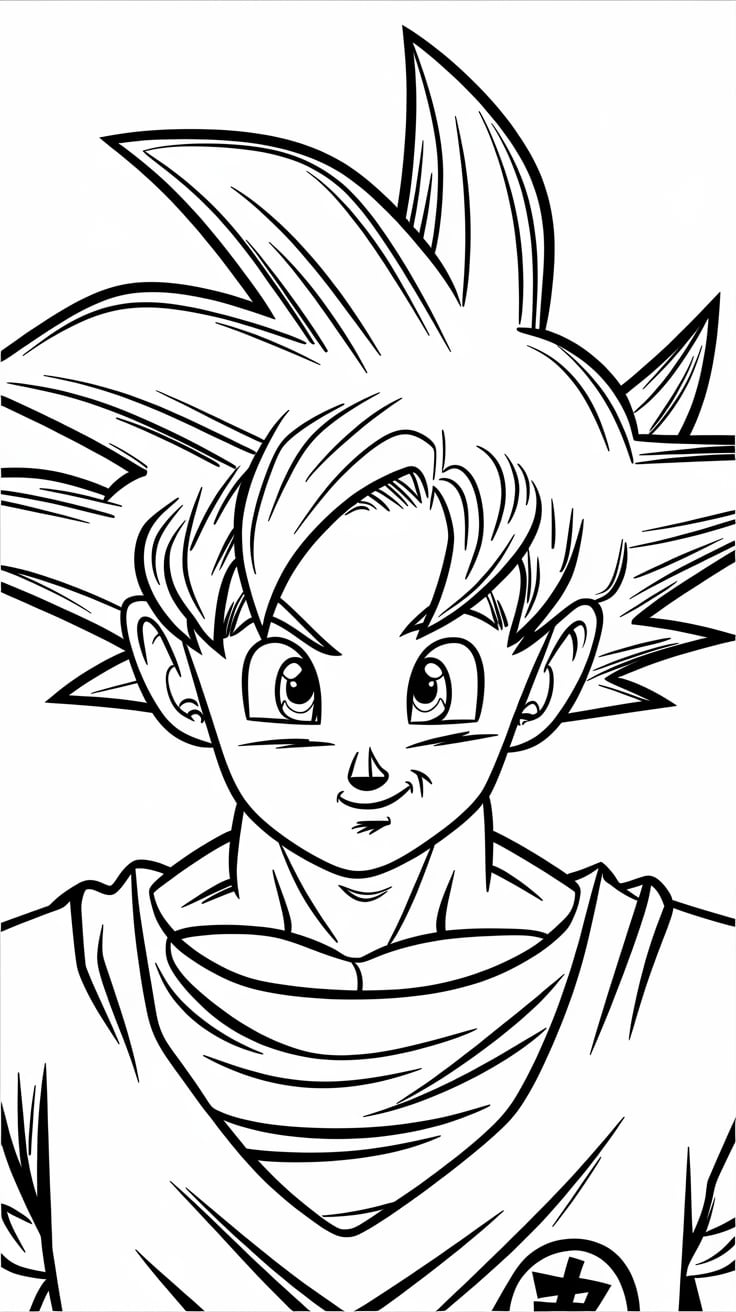 dragon ball z coloring pages printable
