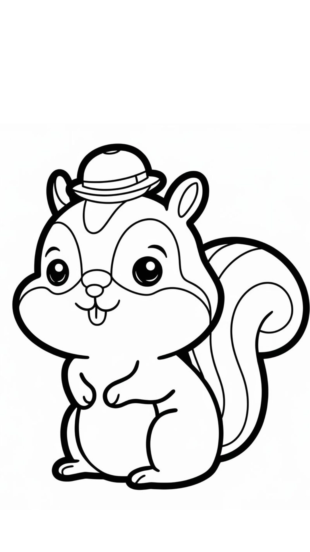 coloring pages squirrel