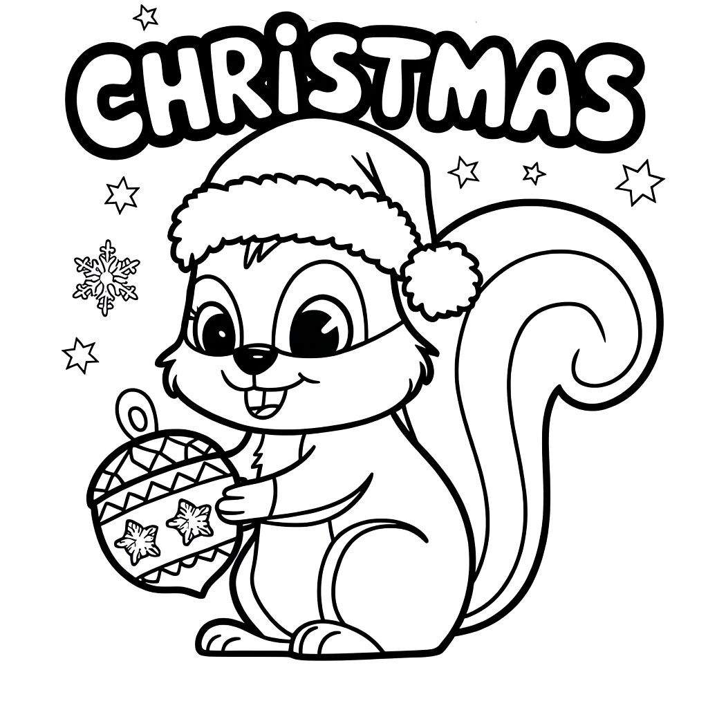 squirrel coloring pages printable