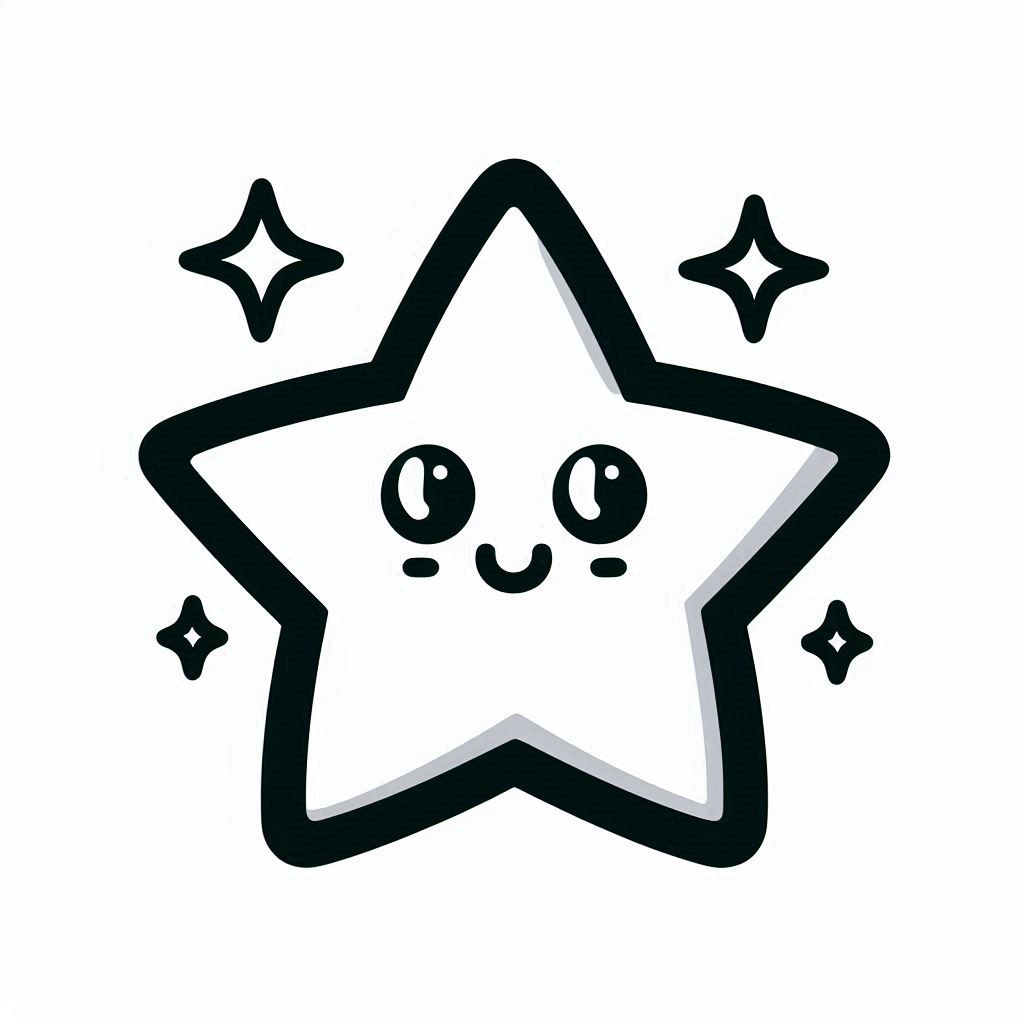 star images to color