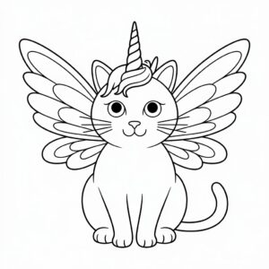 cute cat coloring pages