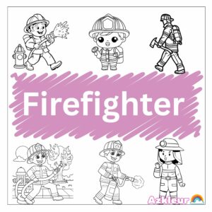 Firefighter Coloring Page