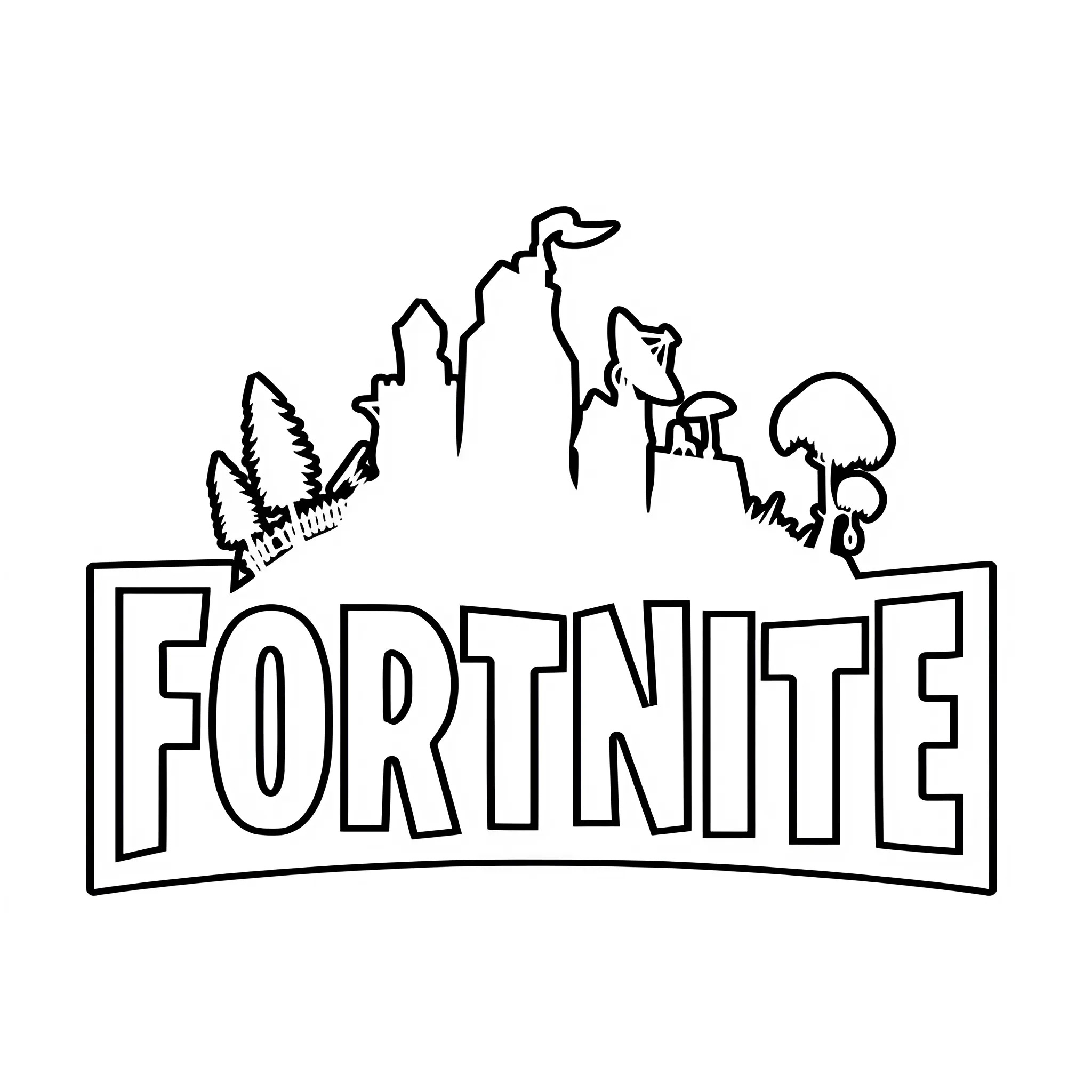 coloring pages fortnite