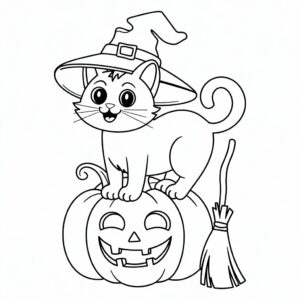 free cat coloring pages