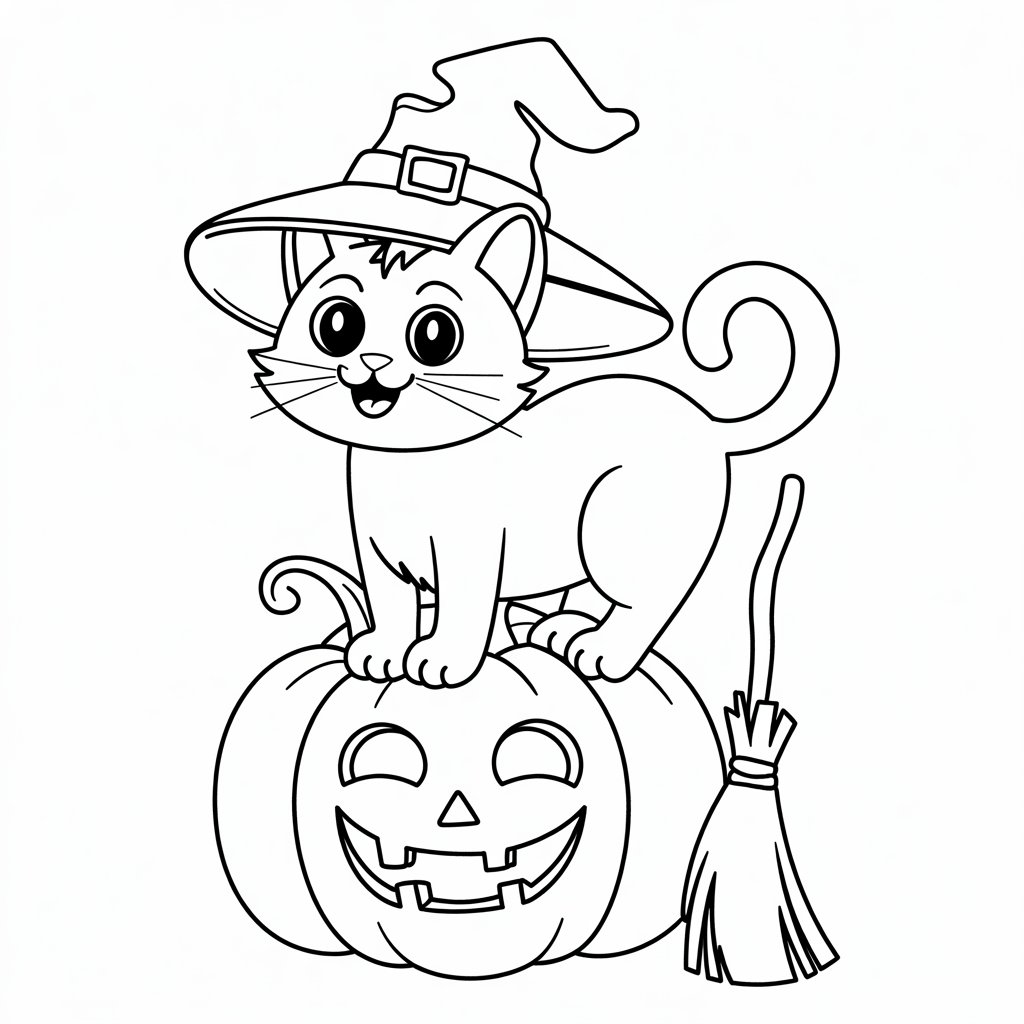 free cat coloring pages