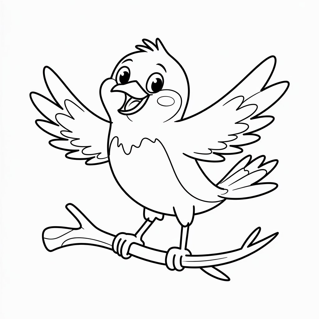 coloring pages birds