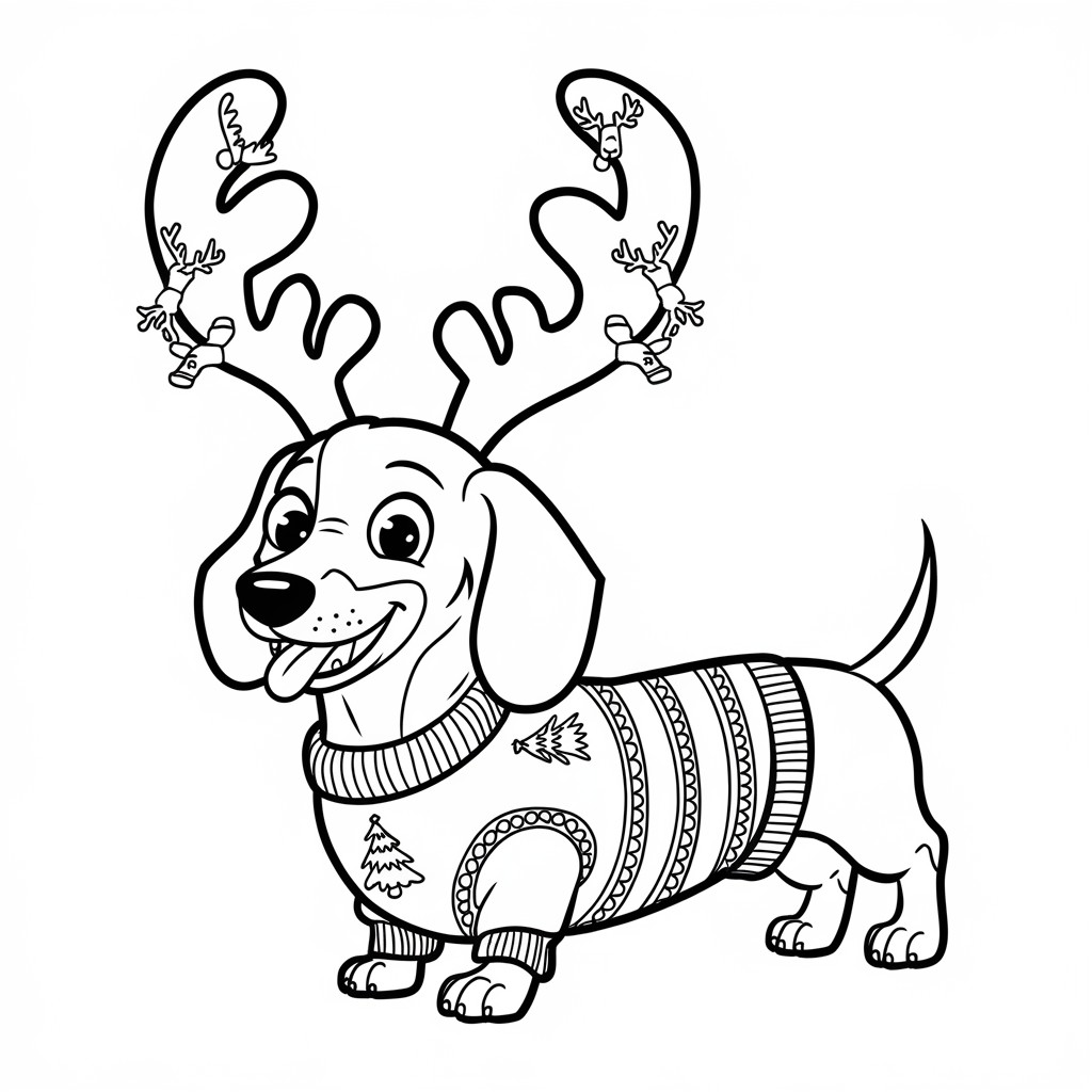 dog coloring in pages