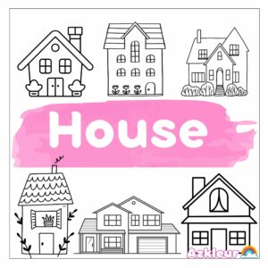 House Coloring Pages