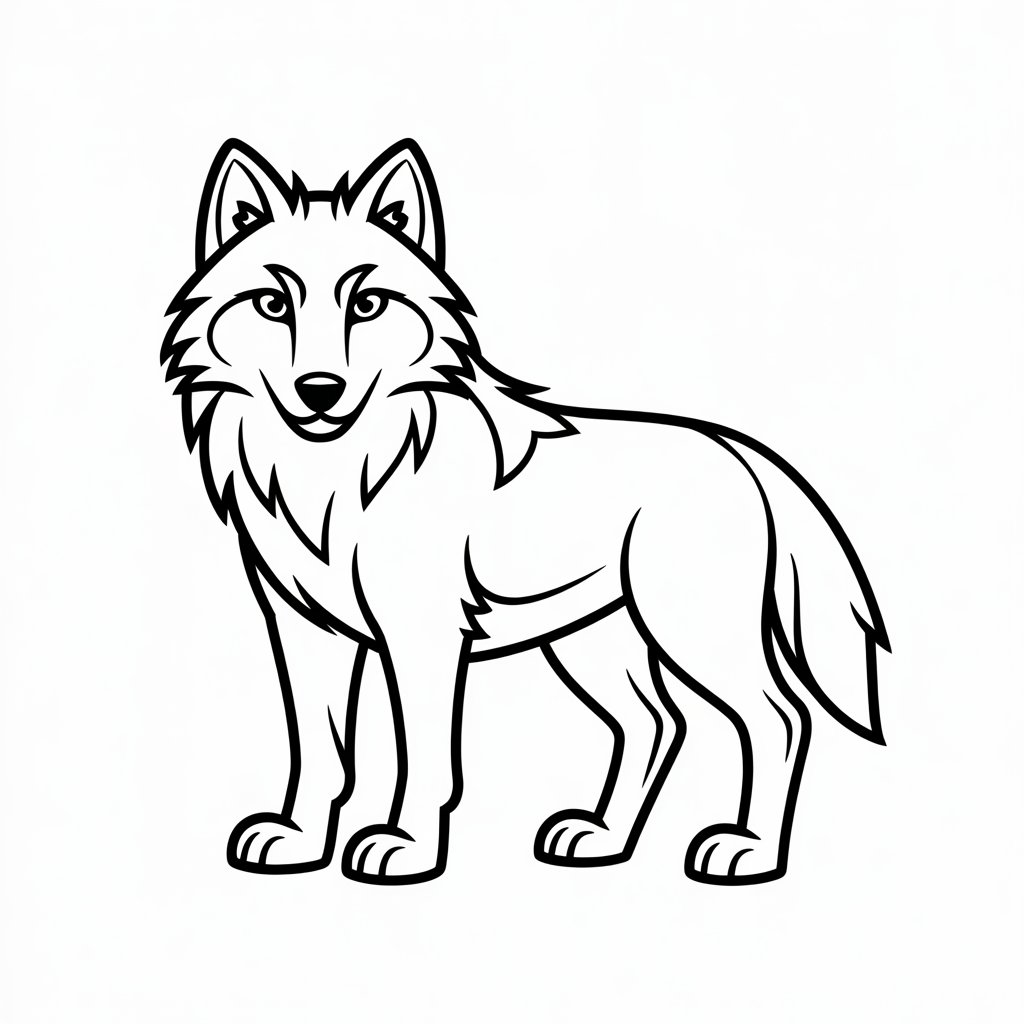 wolf coloring pages printable