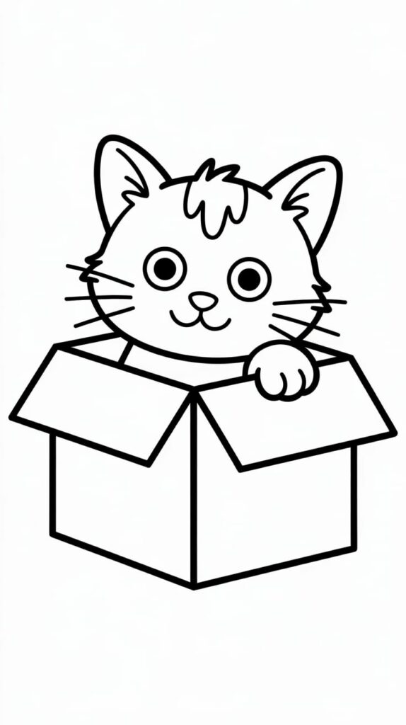 free printable cat coloring pages