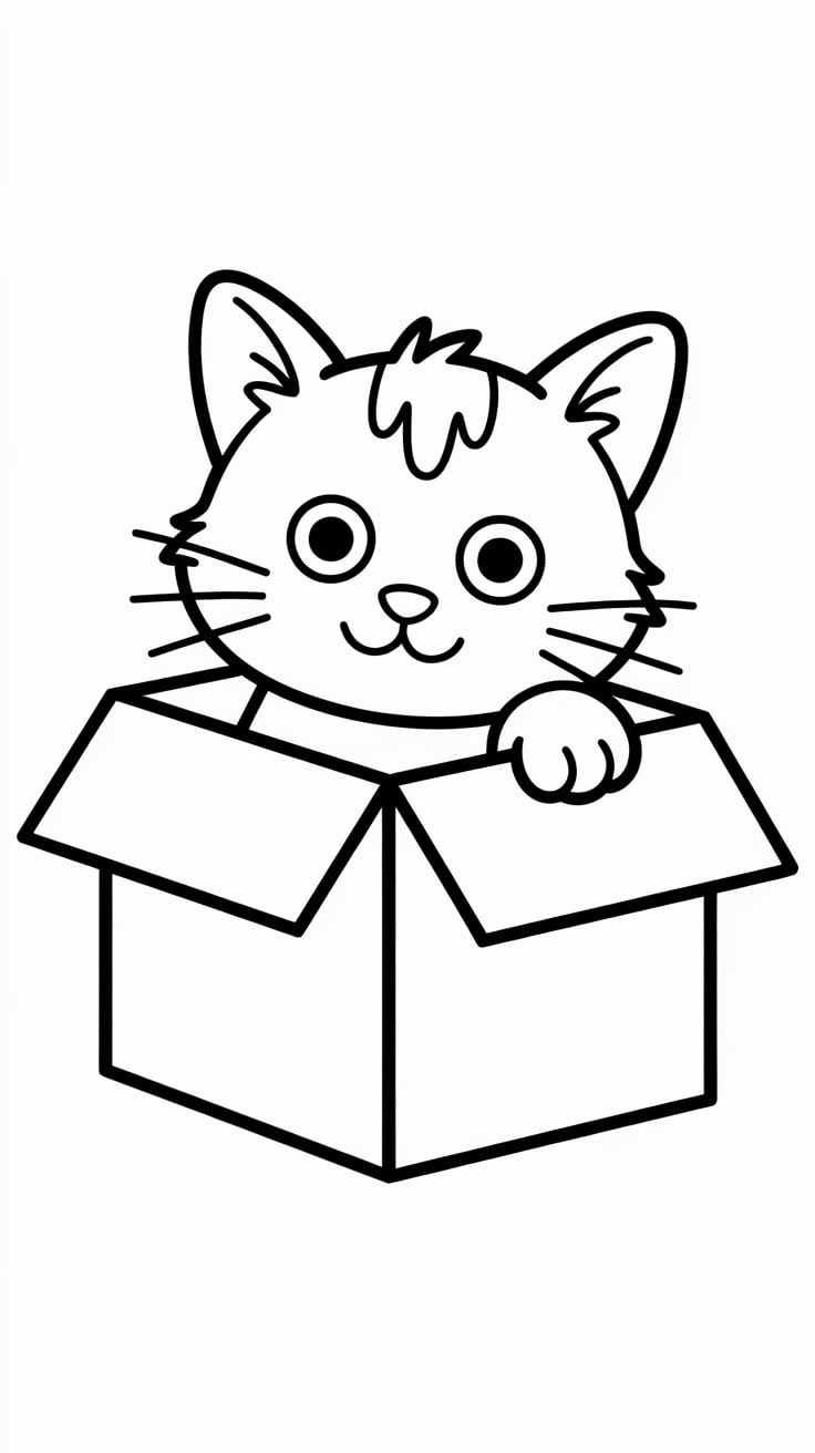 free printable cat coloring pages