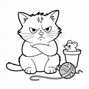 cats coloring pages