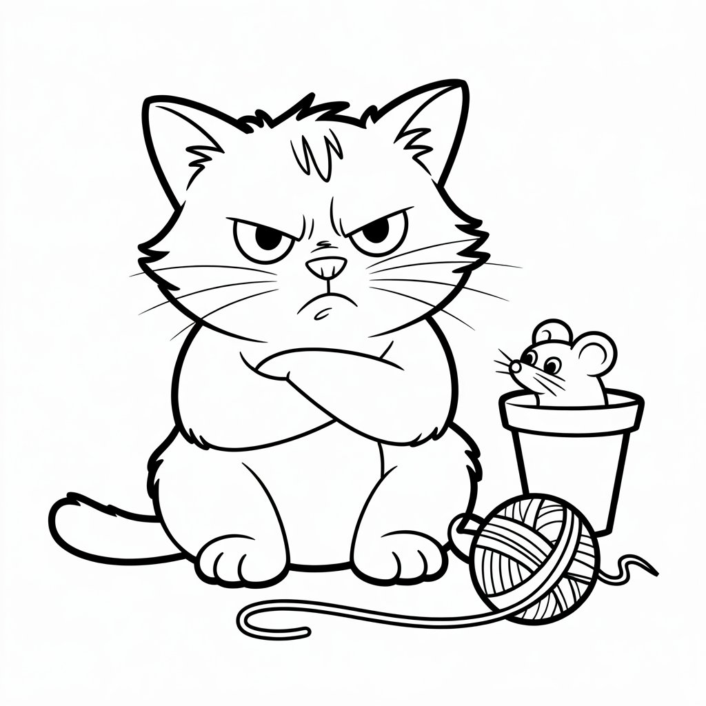 cats coloring pages