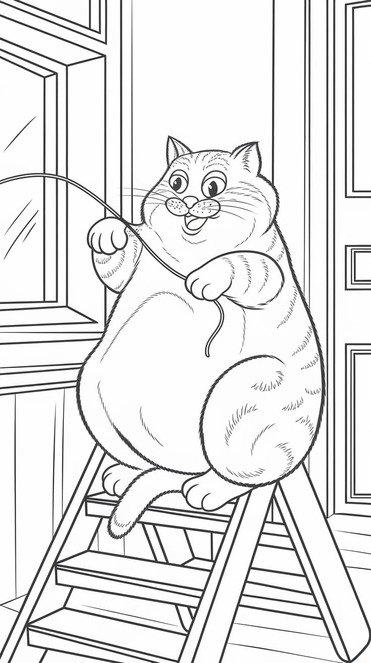 cat coloring pages to print