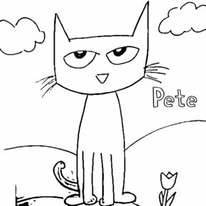 pete the cat coloring pages