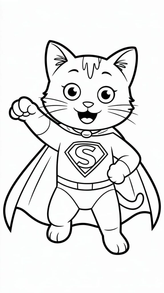 cat coloring pages for adults
