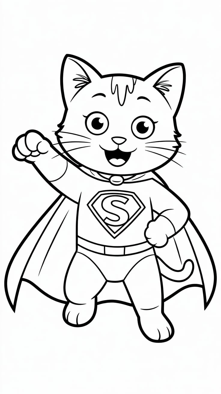 cat coloring pages for adults