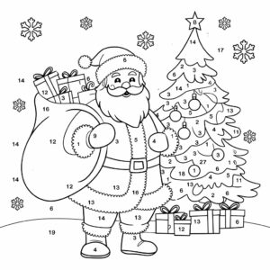 color by number color pages