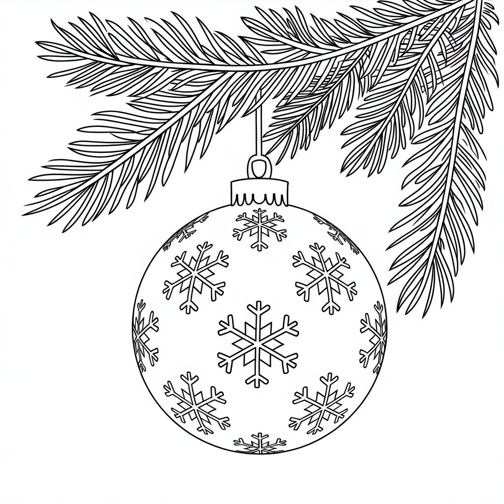 christmas coloring pages ornaments