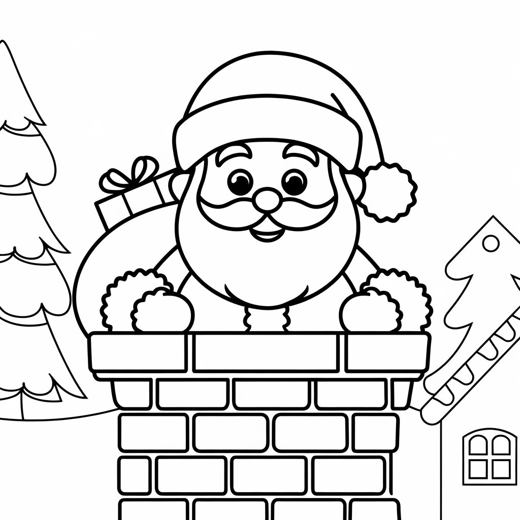 santa claus coloring pages printable