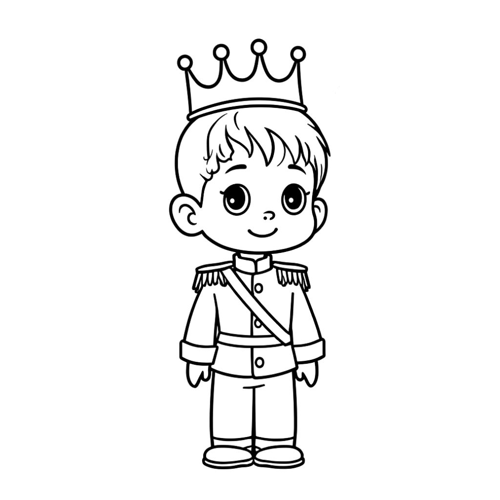 prince coloring sheet
