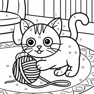christmas coloring pages by number
