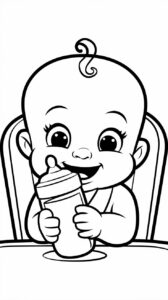 baby coloring pages