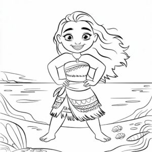 printable moana coloring pages